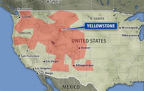 how large would the yellowstone eruption be